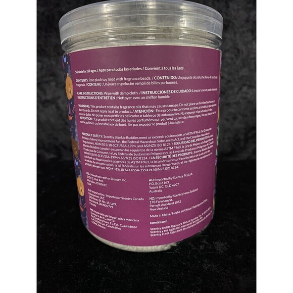 NIP SCENTSY BLANKIE BUDDY BOO THE BEAR JAMMY TIME SCENTED - Picture 4 of 5